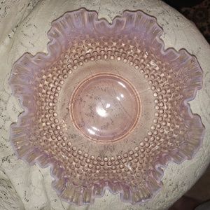 Elegant Purple Glass Art Bowl